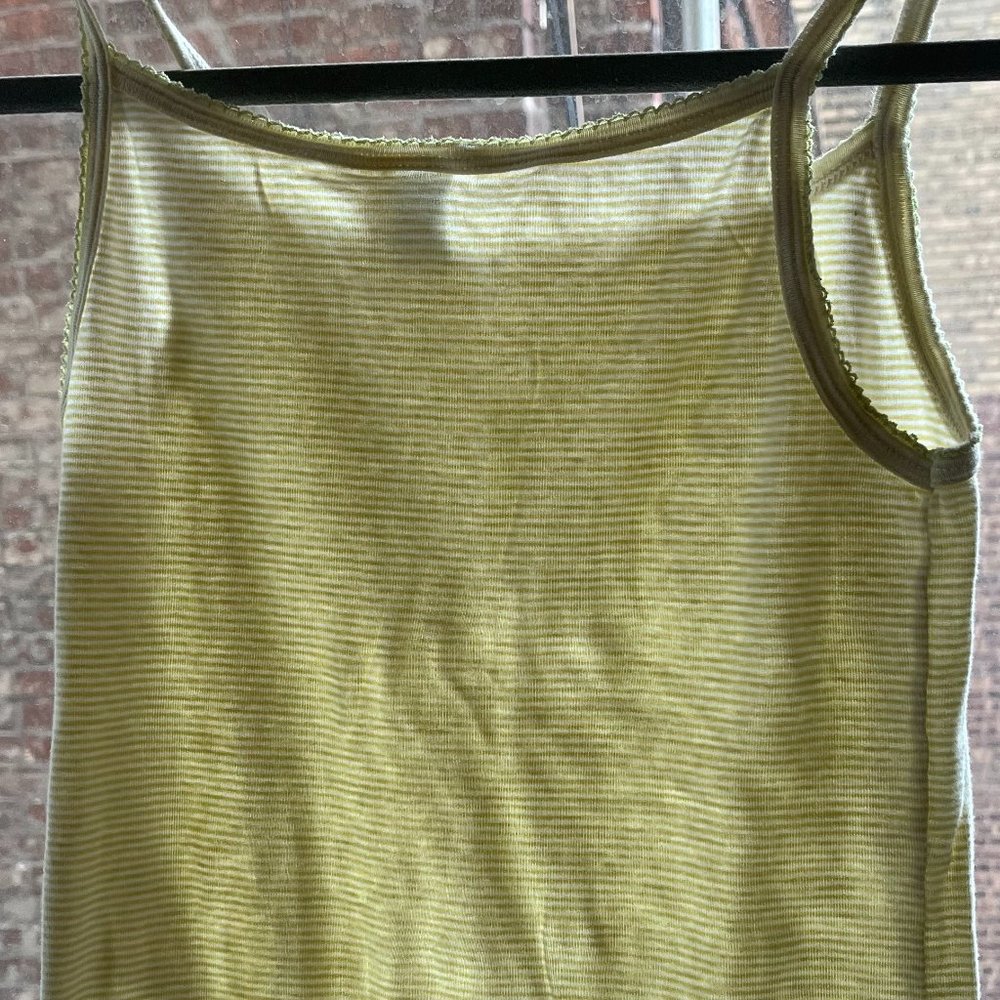 Petit Bateau Yellow/Green Tank, 16 ans (M)